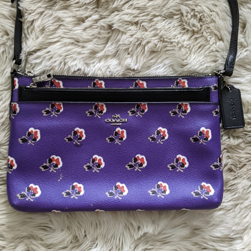 Coach bramble rose crossbody - Picture 2 of 9